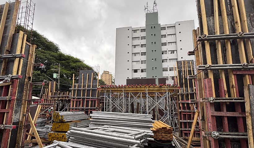 Estrutura - 1º pav - trecho lojas